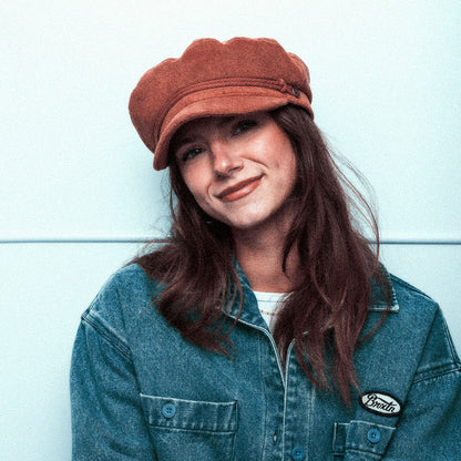Casquette de Marin en Tissu Éponge ocre BRIXTON