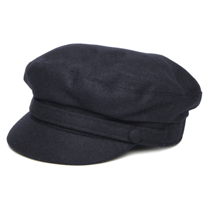 Casquette de Marin en Melton Italien bleu marine FAILSWORTH