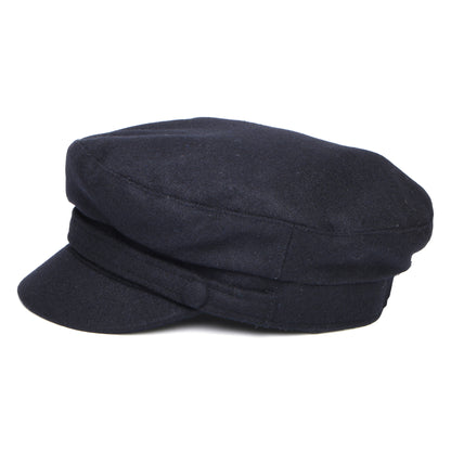 Casquette de Marin en Melton Italien bleu marine FAILSWORTH