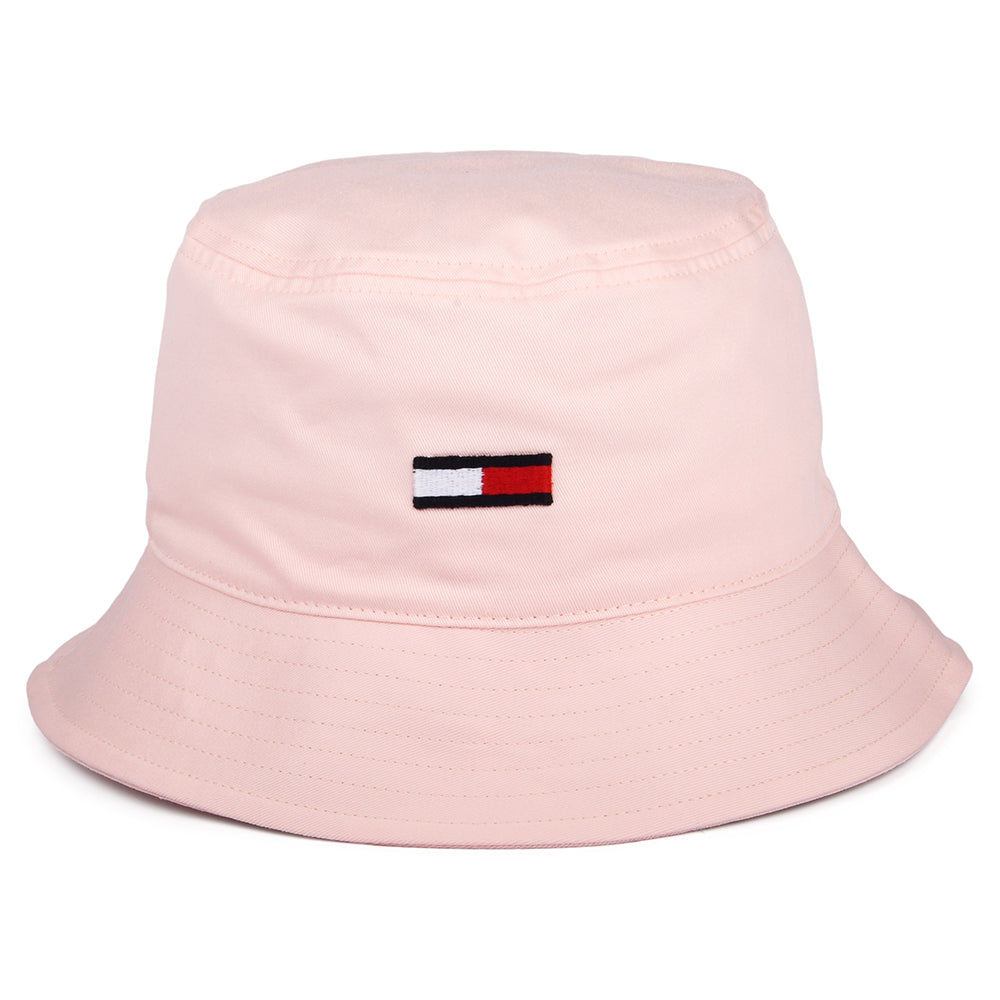 Chapeau Bob en Coton Bio TJW Flag rose clair TOMMY HILFIGER