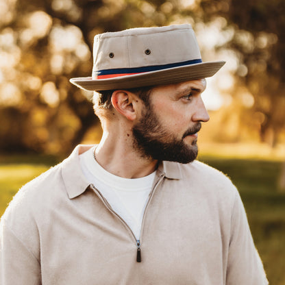Chapeau Pork Pie Bob Marin Congaree khaki SCALA