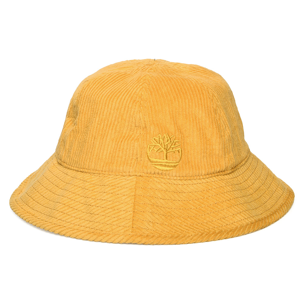 Chapeau Bob en Velours Côtelé Calotte Ronde moutarde TIMBERLAND
