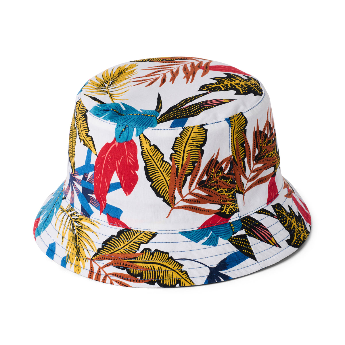 Chapeau Bob Réversible en Coton bleu sarcelle FAILSWORTH