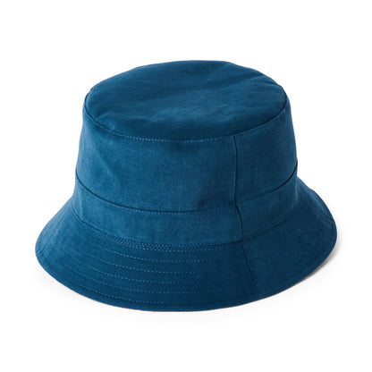 Chapeau Bob Réversible en Coton bleu sarcelle FAILSWORTH