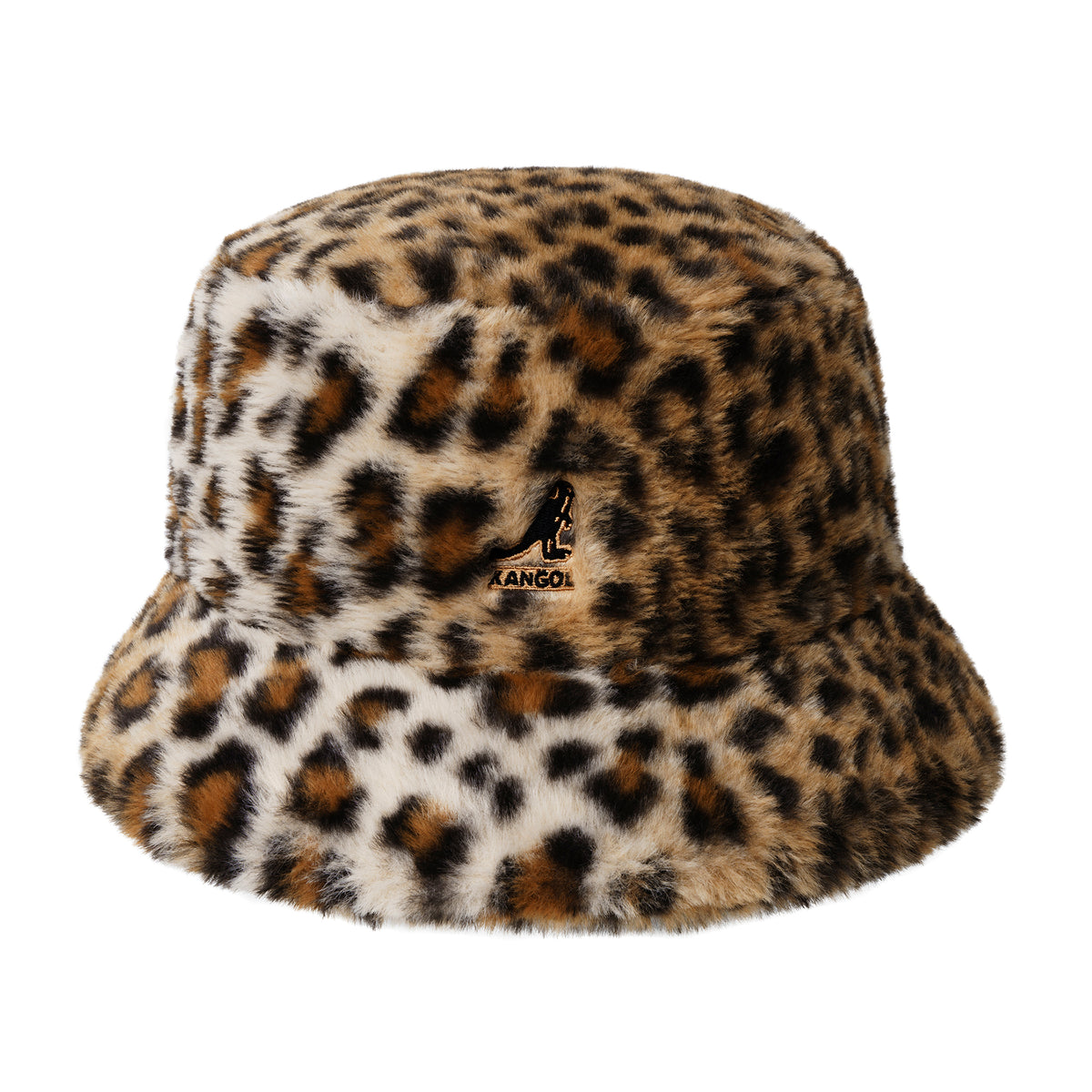 Chapeau Bob en Fausse Fourrure léopard KANGOL