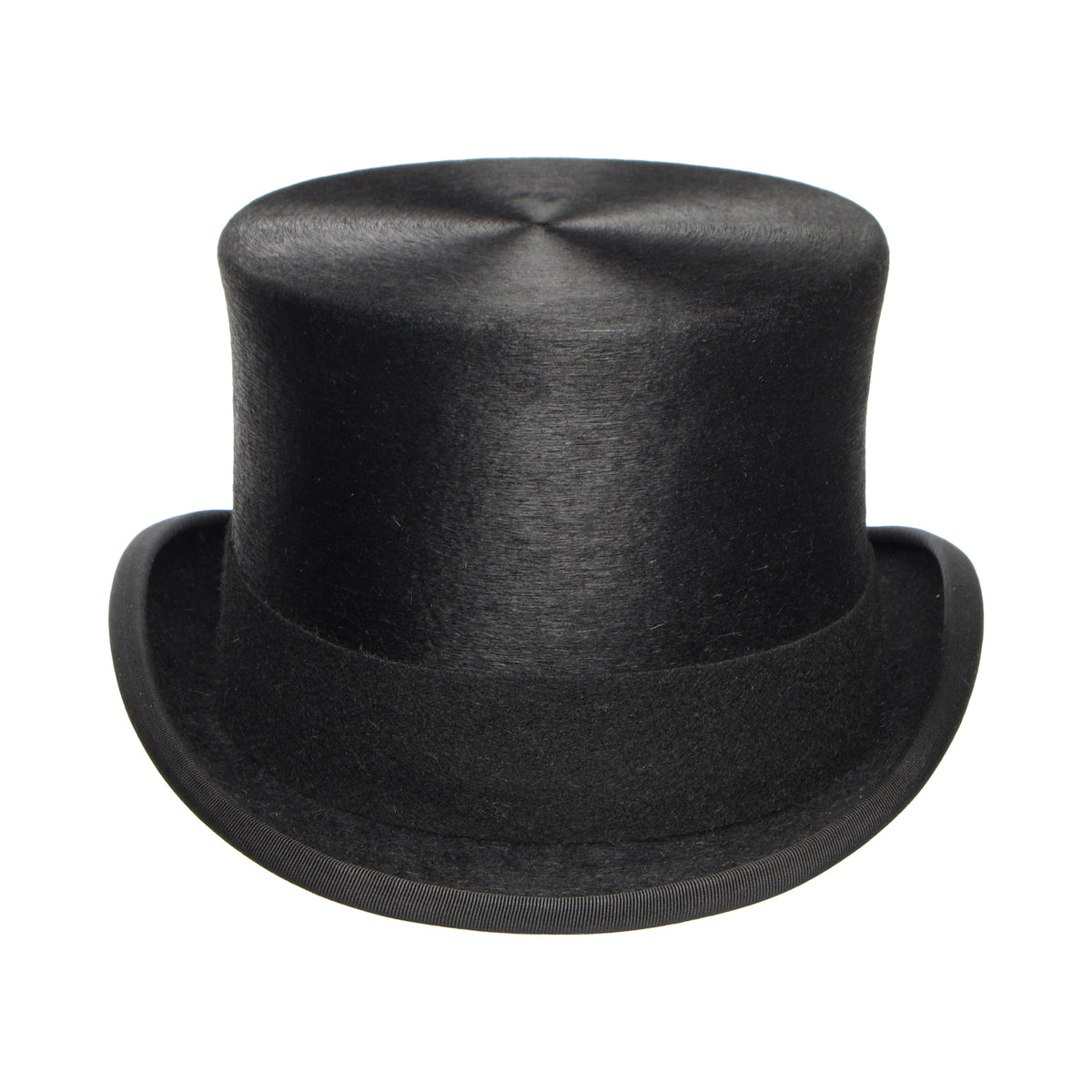 Chapeau Haut de Forme en Fourrure Feutrée Melusine noir DENTON