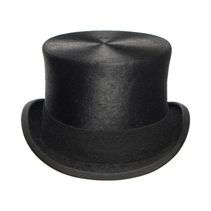 Chapeau Haut de Forme en Fourrure Feutrée Melusine noir DENTON
