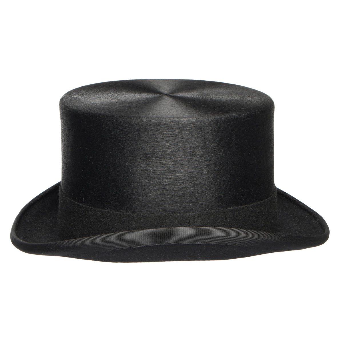Chapeau Haut de Forme en Fourrure Feutrée Melusine noir DENTON