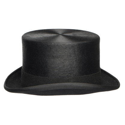 Chapeau Haut de Forme en Fourrure Feutrée Melusine noir DENTON