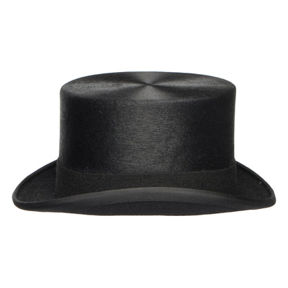 Chapeau Haut de Forme en Fourrure Feutrée Melusine noir DENTON