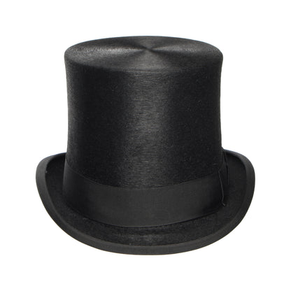 Chapeau Haut de Forme Très Grand en Fourrure Feutrée Melusine noir DENTON