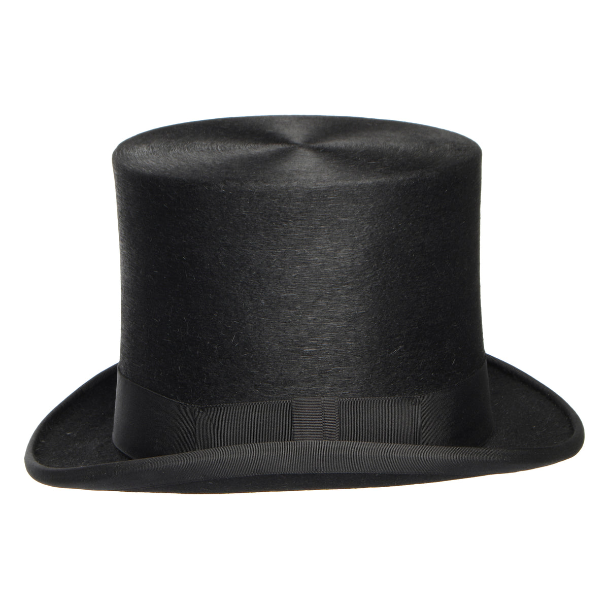 Chapeau Haut de Forme Très Grand en Fourrure Feutrée Melusine noir DENTON