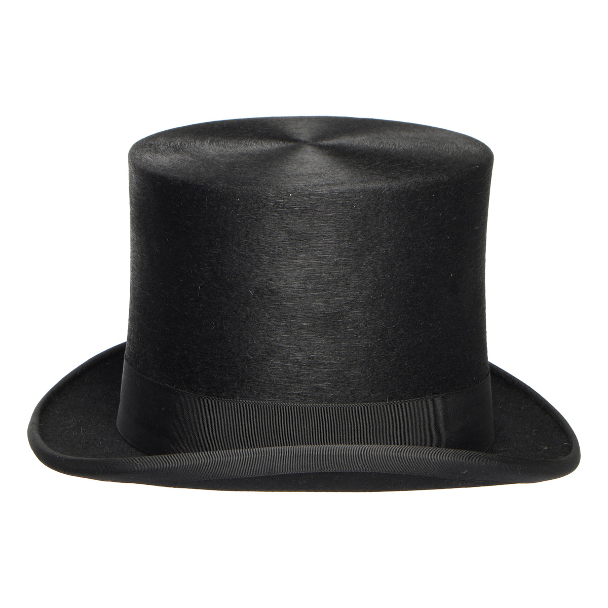 Chapeau Haut de Forme Très Grand en Fourrure Feutrée Melusine noir DENTON