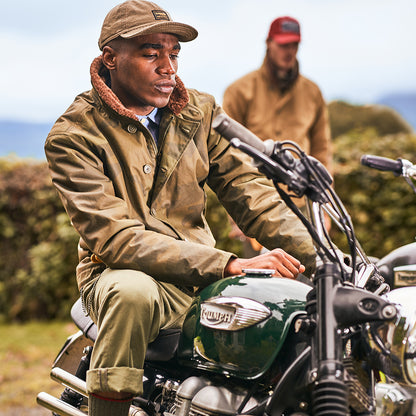 Casquette Militaire en Coton sergé Grunt khaki TRIUMPH MOTORCYCLES