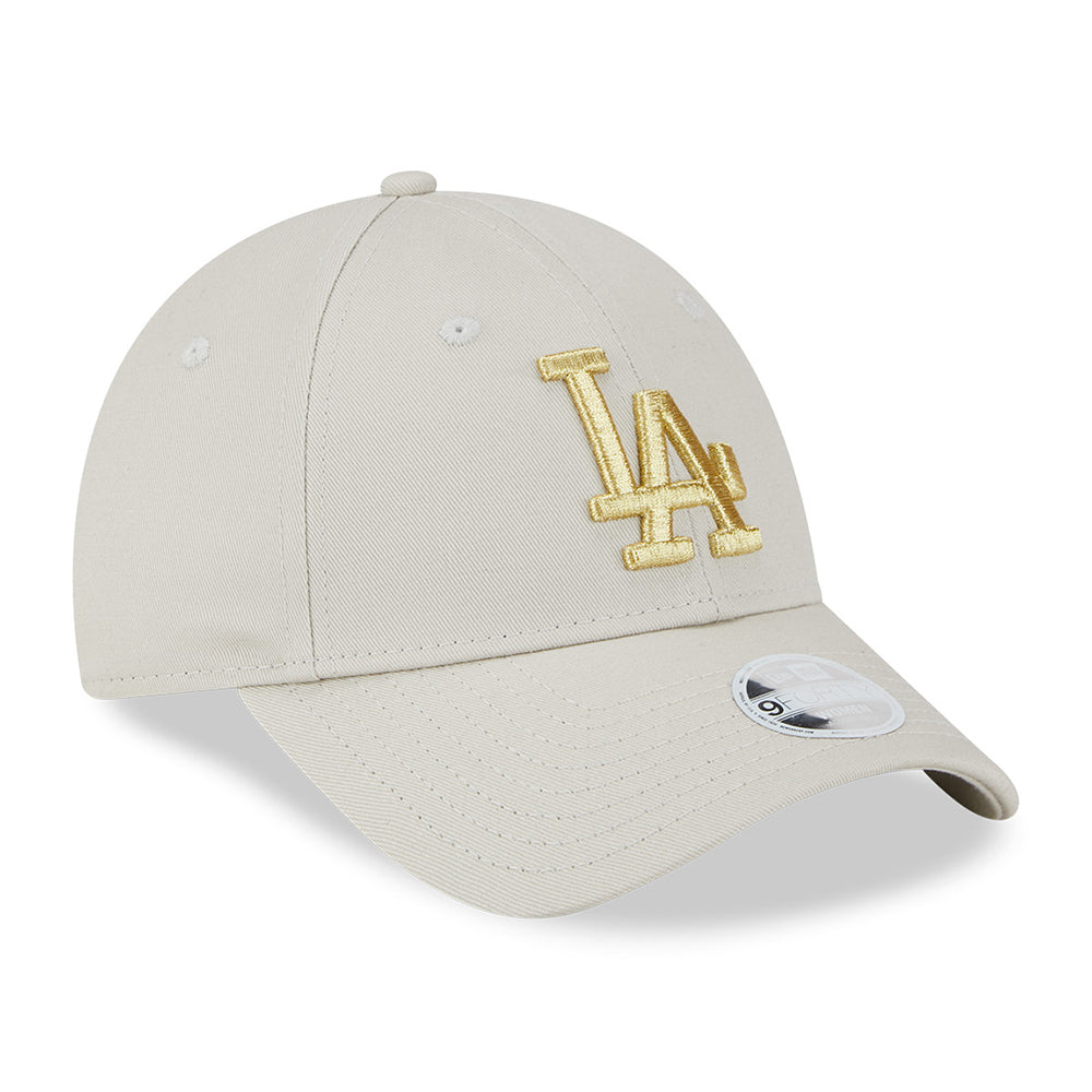 Casquette Femme 9FORTY MLB Metallic Logo L.A. Dodgers pierre-doré NEW ERA