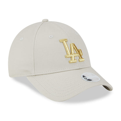 Casquette Femme 9FORTY MLB Metallic Logo L.A. Dodgers pierre-doré NEW ERA