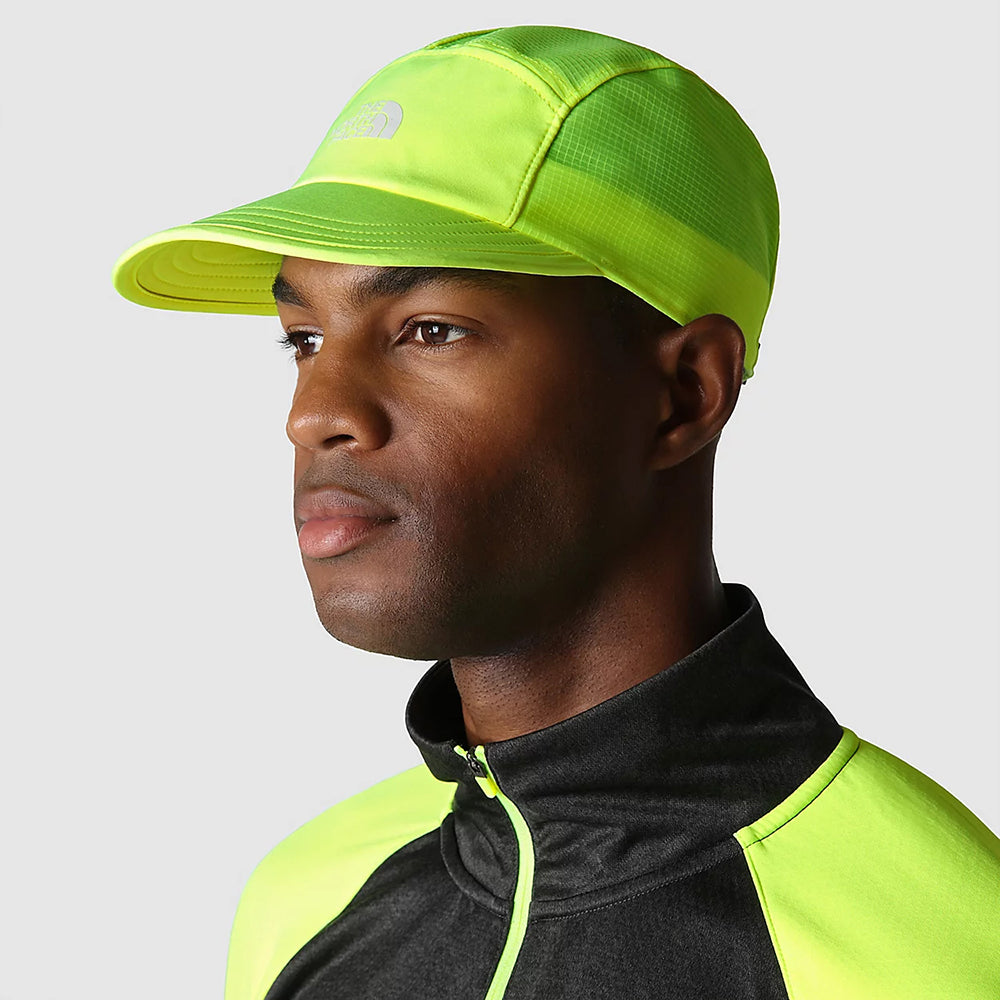 Casquette 5 Panel Recyclée TNF Run jaune fluo THE NORTH FACE