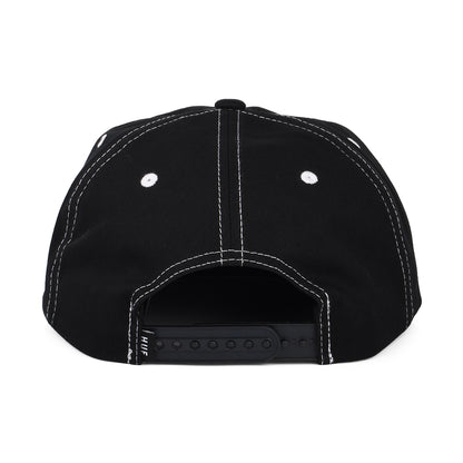 Casquette Snapback Non Structurée Triple Triangle noir-blanc HUF