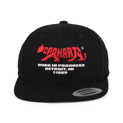 Casquette Snapback en Coton Rocky noir CARHARTT WIP