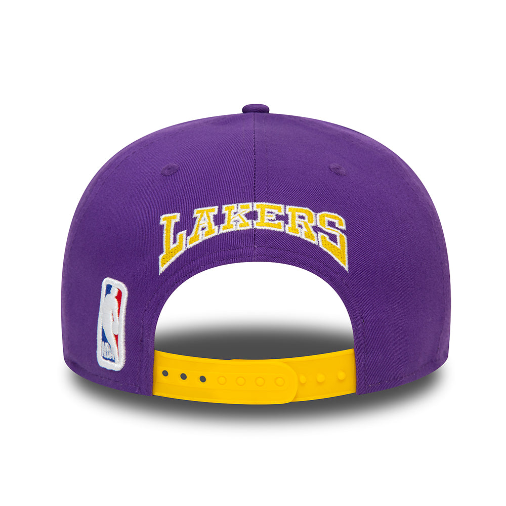 Casquette Snapback 9FIFTY NBA Rear Logo L.A. Lakers violet NEW ERA