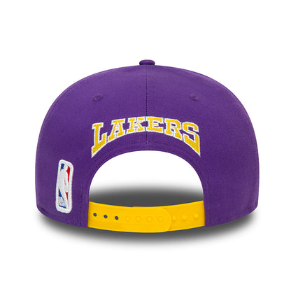 Casquette Snapback 9FIFTY NBA Rear Logo L.A. Lakers violet NEW ERA