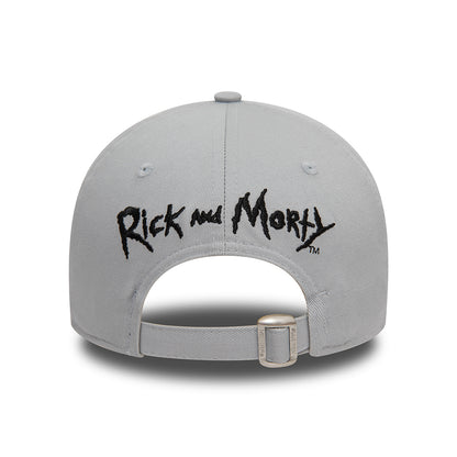 Casquette 9FORTY Rick Et Morty Rick Sanchez gris clair NEW ERA