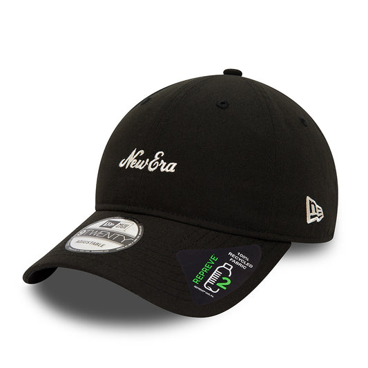 Casquette 9TWENTY NE Heritage Script Repreve noir NEW ERA