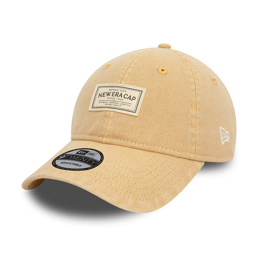 Casquette 9TWENTY NE Canvas en Coton avoine NEW ERA
