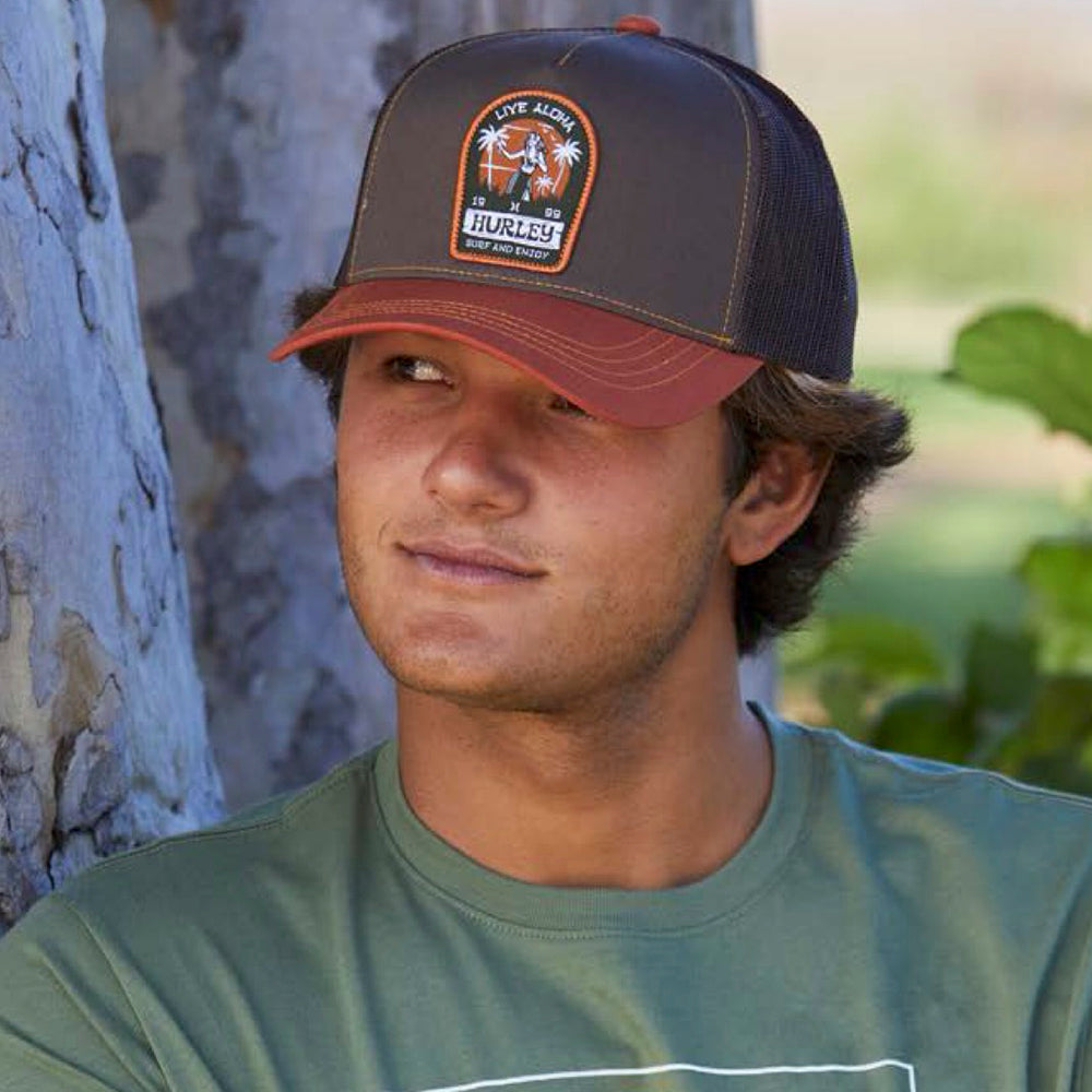 Casquette Trucker Live Aloha marron HURLEY