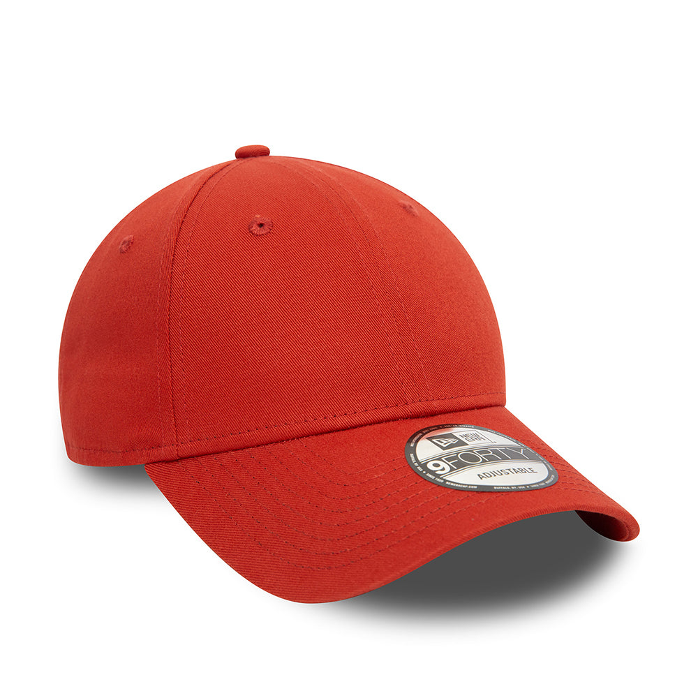 Casquette 9FORTY NE Essential Vierge en Coton rouille NEW ERA