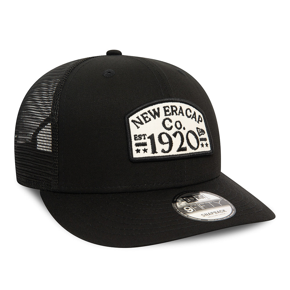 Casquette Trucker 9FIFTY Pré-Incurvée noir NEW ERA