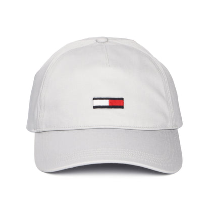 Casquette TJW Elongated Flag gris clair TOMMY HILFIGER