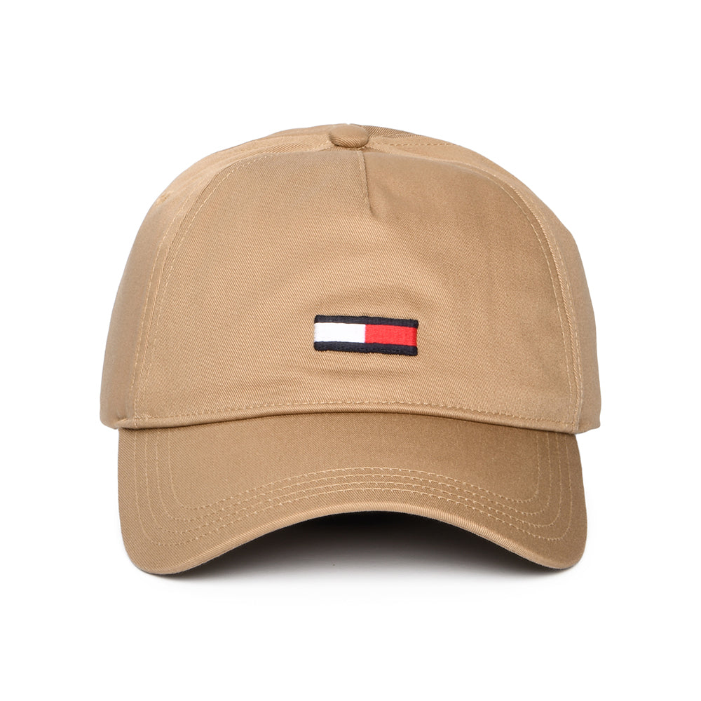 Casquette TJM Elongated Flag beige sable TOMMY HILFIGER