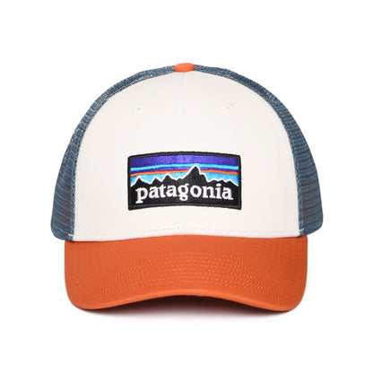 Casquette Trucker en Coton Bio LoPro P-6 Logo blanc-rouille-bleu fumé PATAGONIA