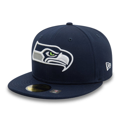 Casquette 59FIFTY NFL OTC Seattle Seahawks bleu marine NEW ERA