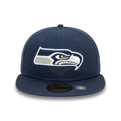 Casquette 59FIFTY NFL OTC Seattle Seahawks bleu marine NEW ERA