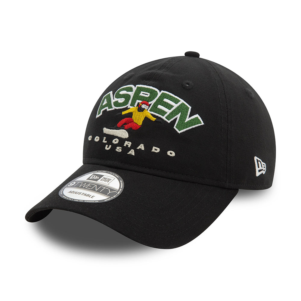 Casquette 9TWENTY Washed Ski Aspen noir NEW ERA