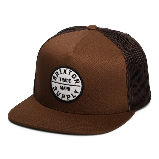 Casquette Trucker Oath MP marron BRIXTON