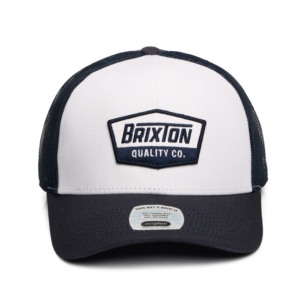 Casquette Trucker Regal NetPlus MP blanc-bleu marine délavé BRIXTON