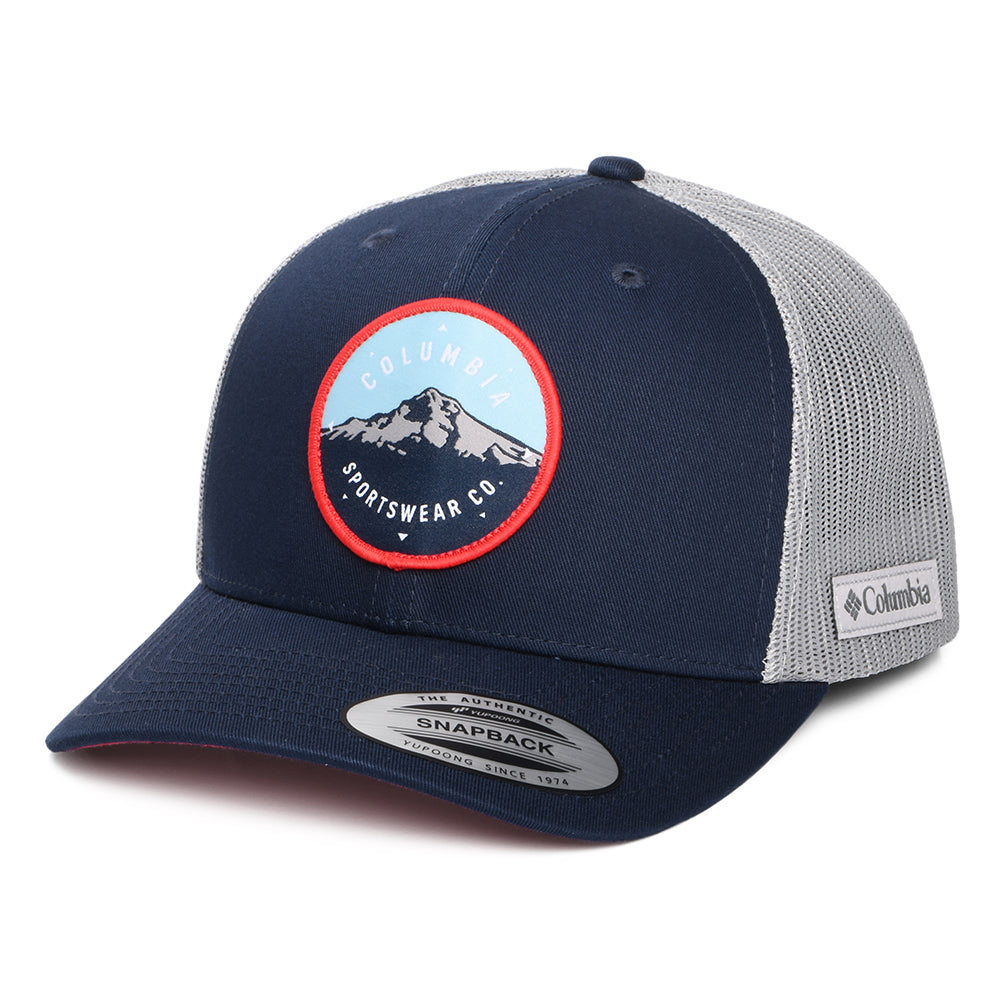 Casquette Trucker Mount Hood Circle Mesh bleu marine-gris COLUMBIA