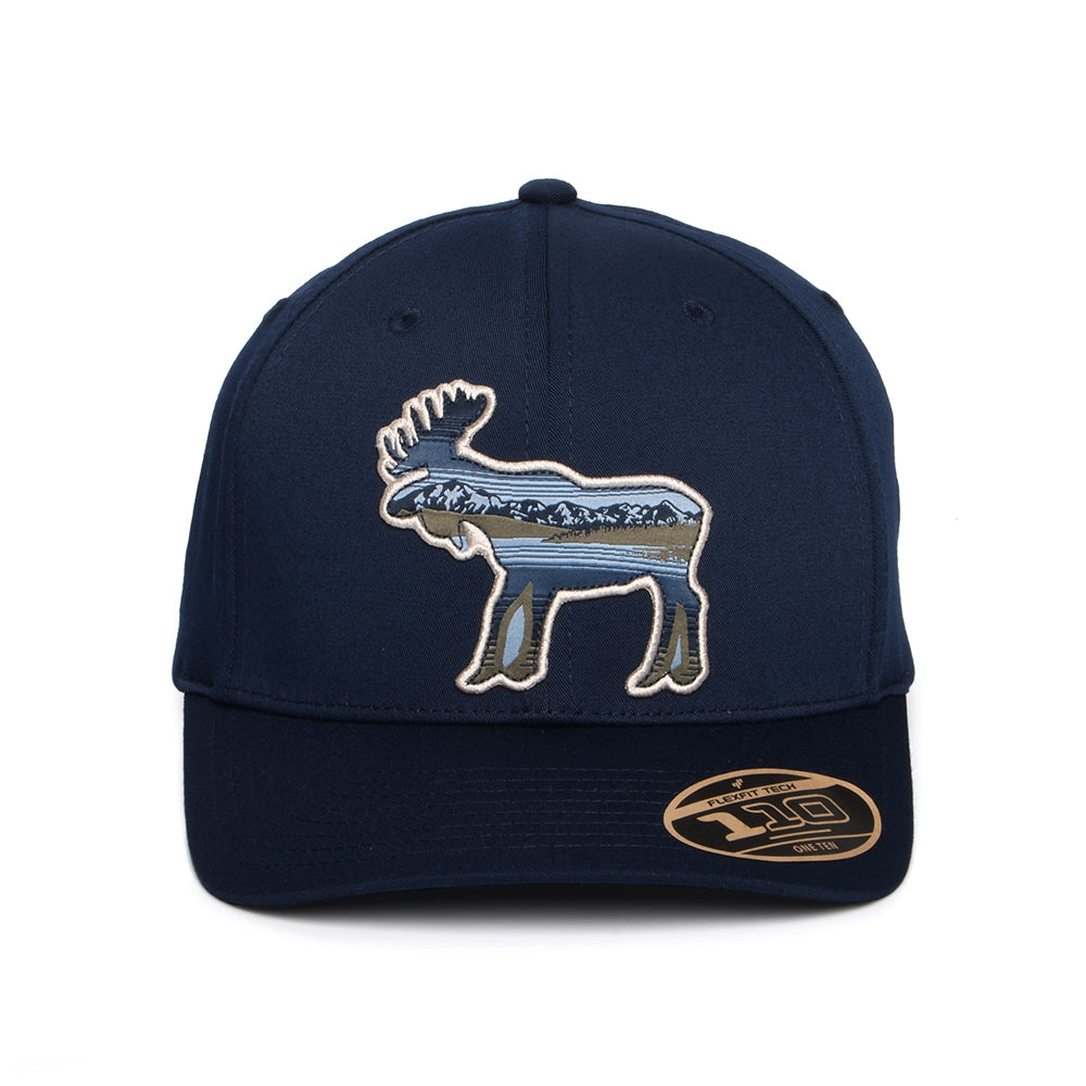 Casquette Snapback Flexfit Scenic Moose Lost Lager 110 bleu marine COLUMBIA