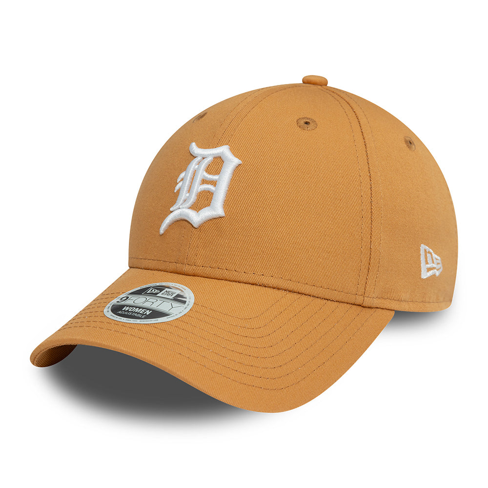 Casquette Femme 9FORTY MLB League Essential Detroit Tigers sable foncé-blanc NEW ERA