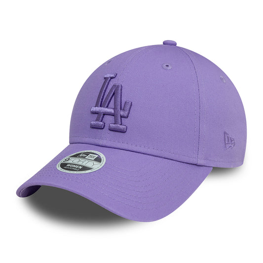 Casquette Femme 9FORTY MLB League Essential L.A. Dodgers mauve NEW ERA