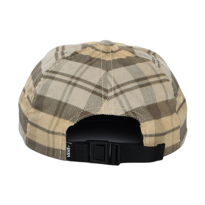 Casquette en Velours Côtelé à Carreaux Salton II pierre VANS