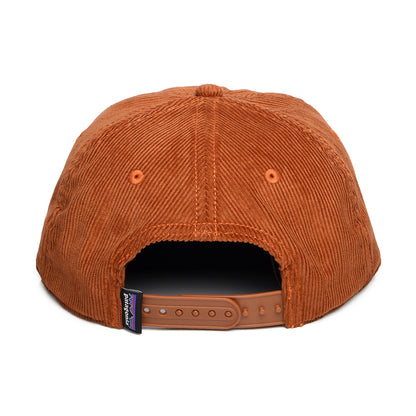 Casquette Snapback en Velours Côtelé 73 Skyline sienne brûlée PATAGONIA