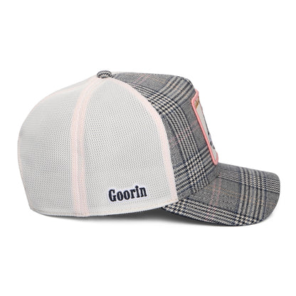 Casquette Trucker Moon Possum bleu marine-blanc GOORIN