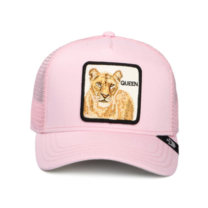 Casquette Trucker Queen Lioness rose GOORIN