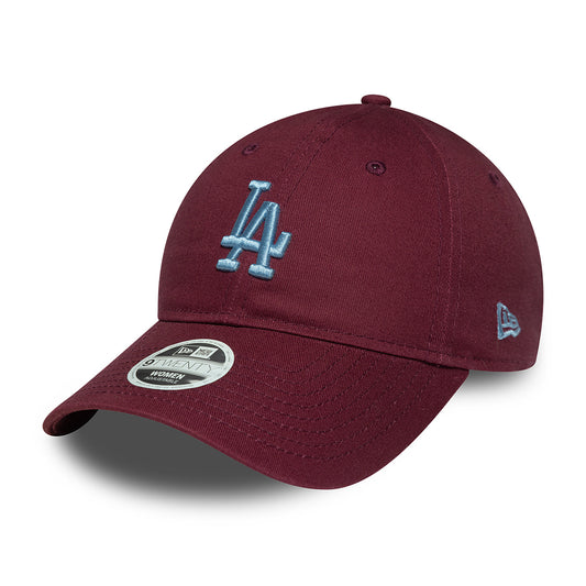 Casquette Femme 9TWENTY MLB League Essential L.A. Dodgers bordeaux-bleu NEW ERA