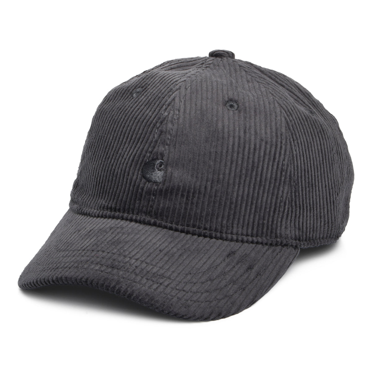 Casquette en Velours Côtelé Large Harlem graphite CARHARTT WIP