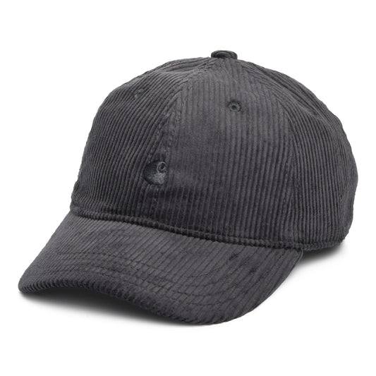 Casquette en Velours Côtelé Large Harlem graphite CARHARTT WIP